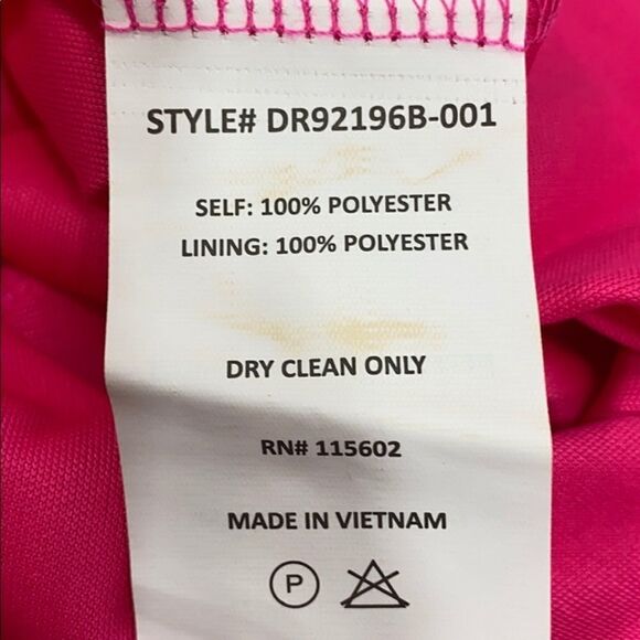 Lush Hot Pink Halter Dress Size Small - Picture 11 of 14